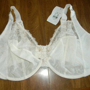 Mia by Amoena Sophia Ivory Bra #7259 NEW